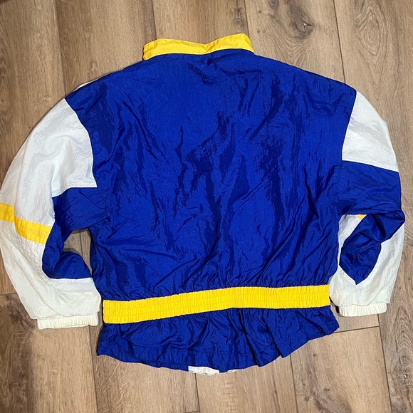 VTG Retro 80s 90s Colorblock Windbreaker Track Jacket RESPORT Medium Lightweight - Picture 3 of 5